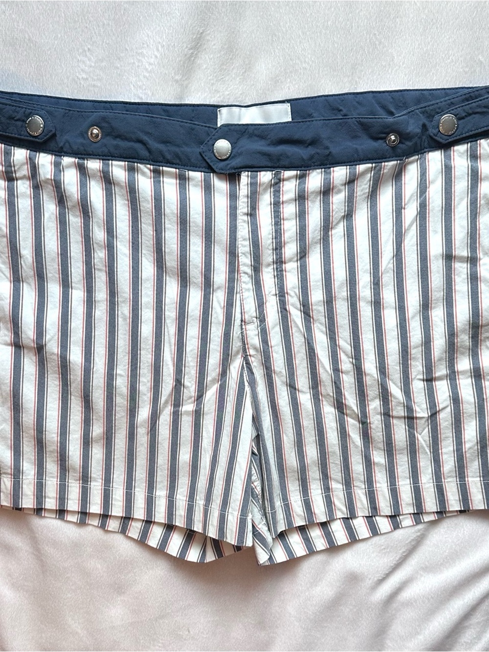 Solid & Striped Navy Stripe 3.5” Men’s Swim Shorts Trunks Suit L pool beach